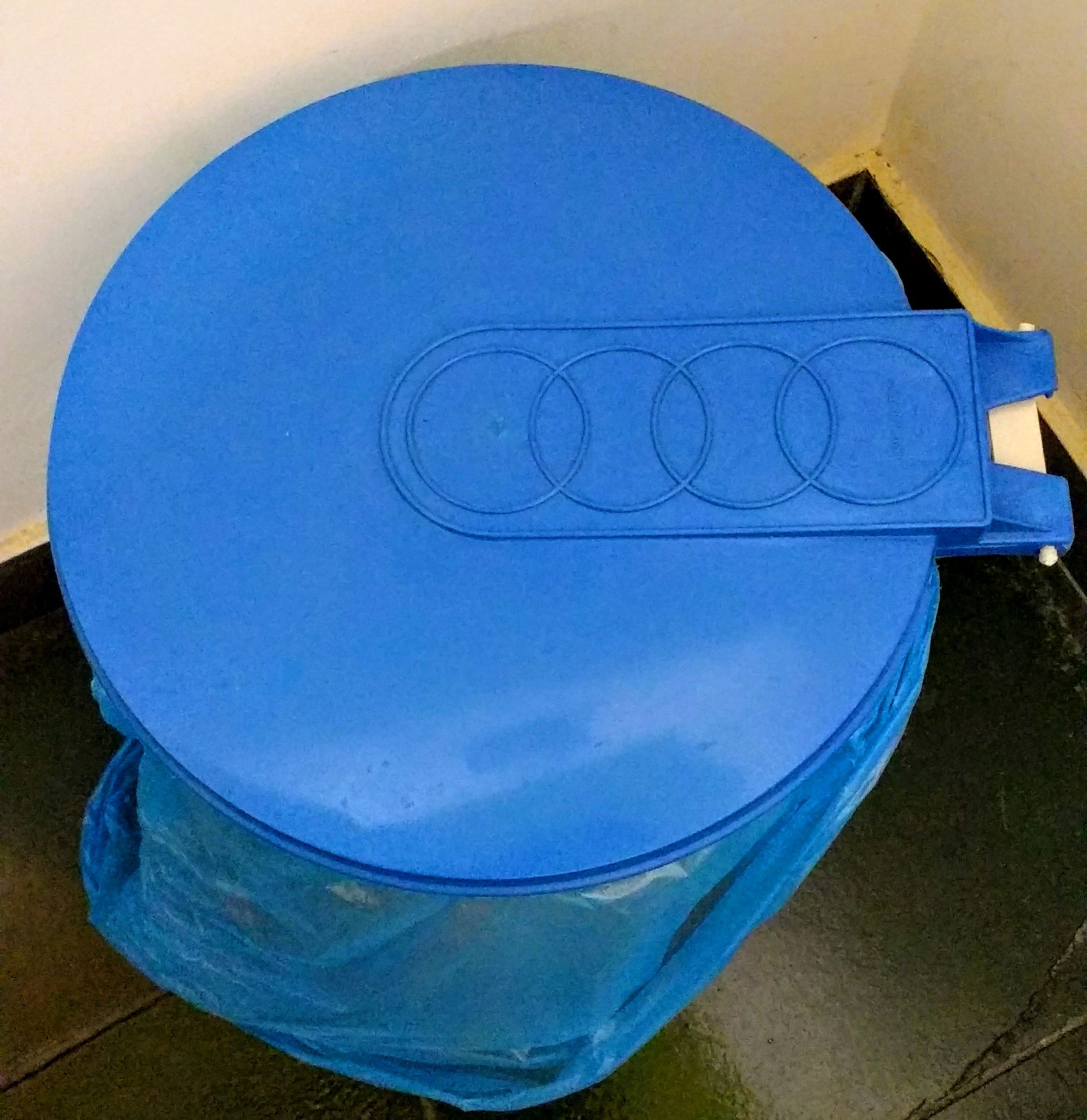 Trashed Audi Blank Meme Template