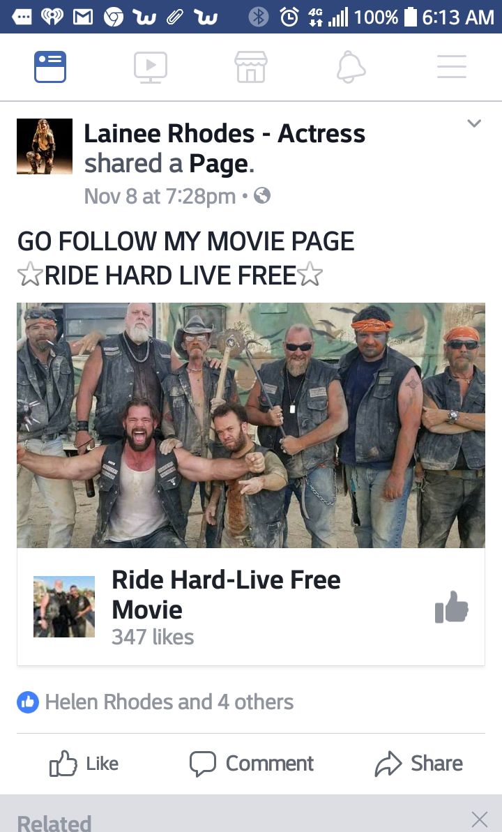 Ride Hard Live Free fan club  Blank Meme Template
