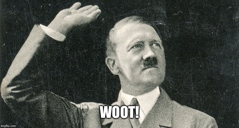 raisenderuffen | WOOT! | image tagged in woot,adolph | made w/ Imgflip meme maker