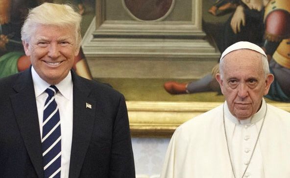 Pope Trump Blank Meme Template