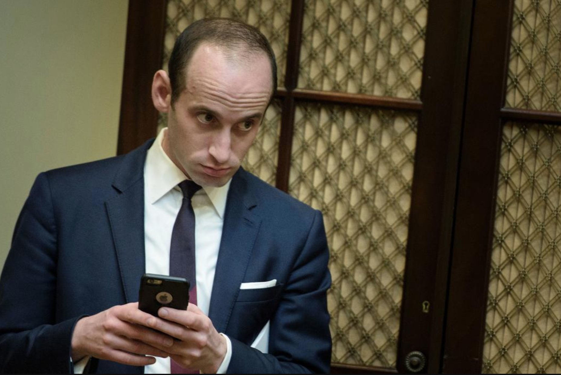 Stephen Miller Cellphone Blank Meme Template