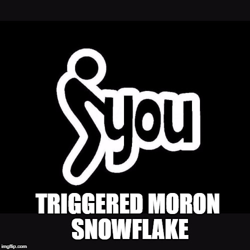 TRIGGERED MORON SNOWFLAKE | made w/ Imgflip meme maker