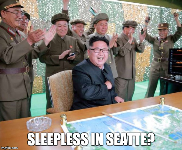 america go boom!! | SLEEPLESS IN SEATTE? | image tagged in america go boom | made w/ Imgflip meme maker