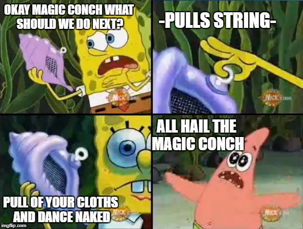 nothing spongebob conch