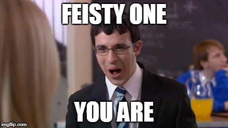 FEISTY ONE YOU ARE | made w/ Imgflip meme maker