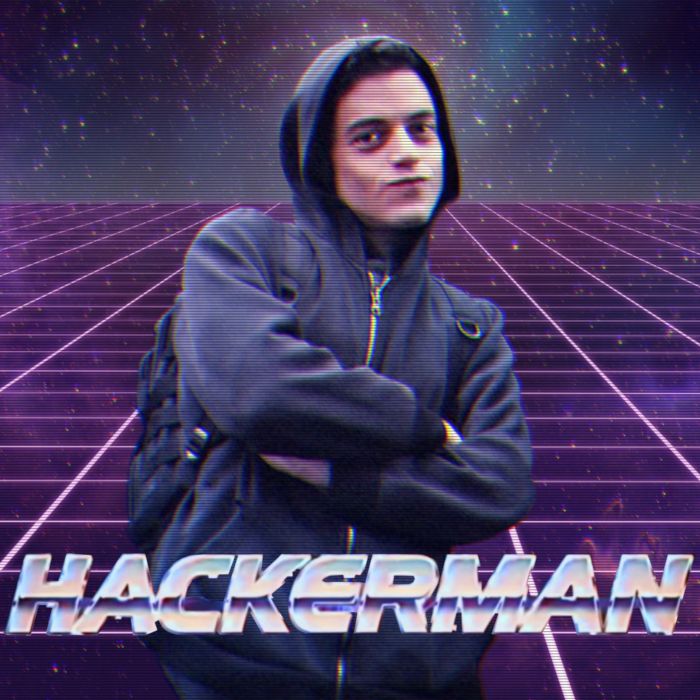 High Quality Mr Robot Hackerman Blank Meme Template