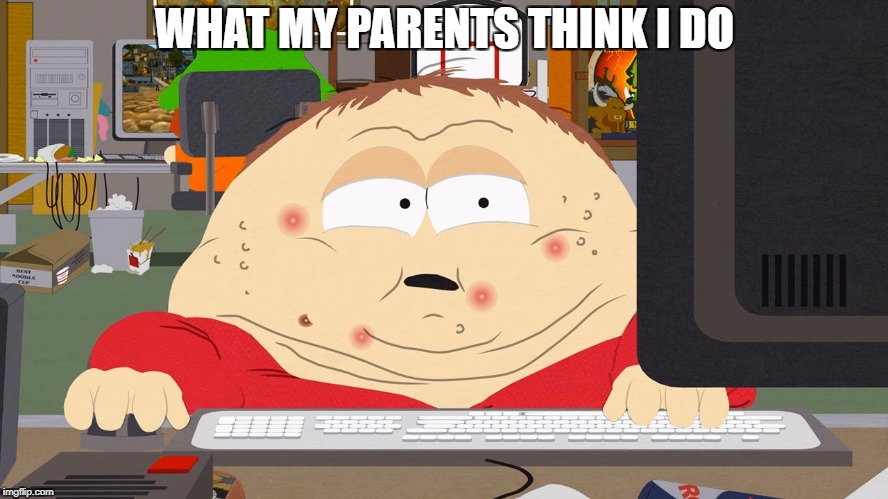 What Society Thinks I Do | WHAT MY PARENTS THINK I DO | image tagged in gaming | made w/ Imgflip meme maker