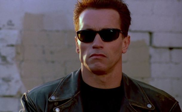 High Quality Terminator Arnold Schwarzenegger Blank Meme Template