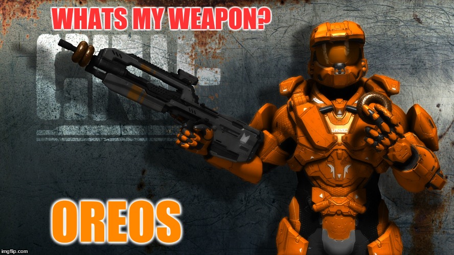 A questions for Grif | WHATS MY WEAPON? OREOS | image tagged in red vs blue | made w/ Imgflip meme maker