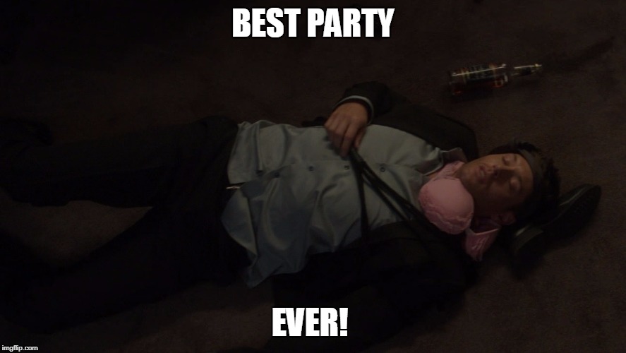 Best Party Ever | BEST PARTY; EVER! | image tagged in supernatural dean winchester | made w/ Imgflip meme maker
