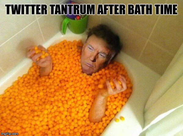 TWITTER TANTRUM AFTER BATH TIME | made w/ Imgflip meme maker