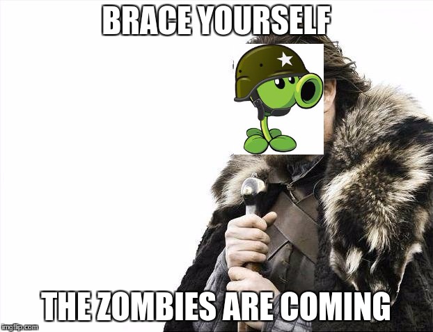 Brace Yourselves X is Coming Meme | BRACE YOURSELF; THE ZOMBIES ARE COMING | image tagged in memes,brace yourselves x is coming | made w/ Imgflip meme maker