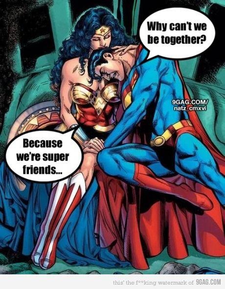 High Quality Super Friends Zone Blank Meme Template