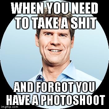 WHEN YOU NEED TO TAKE A SHIT; AND FORGOT YOU HAVE A PHOTOSHOOT | image tagged in blake jorgenson ea games | made w/ Imgflip meme maker