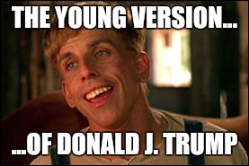 President simple Jack | THE YOUNG VERSION... ...OF DONALD J. TRUMP | image tagged in president simple jack | made w/ Imgflip meme maker