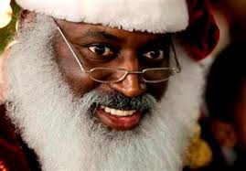High Quality Black Santa Blank Meme Template