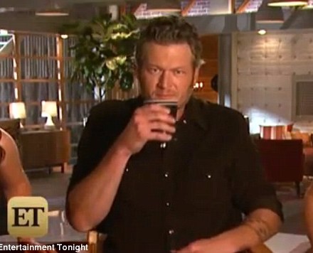 High Quality Blake Shelton the sexiest man ever...drink it in Blank Meme Template