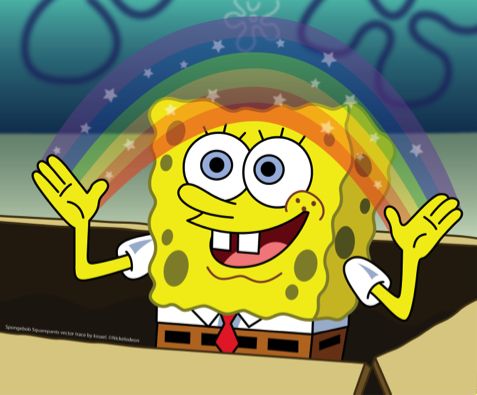 Spongebob-Imagination Blank Meme Template