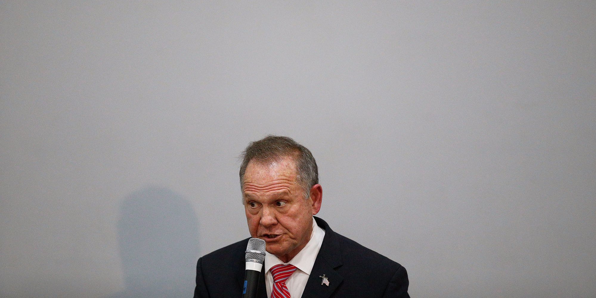 Roy Moore Questions Blank Meme Template