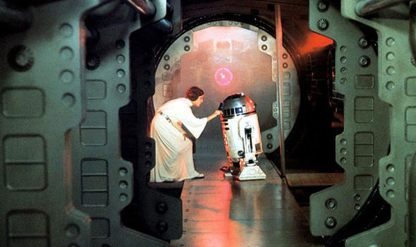 High Quality Leia & R2-D2 - Star Wars Blank Meme Template