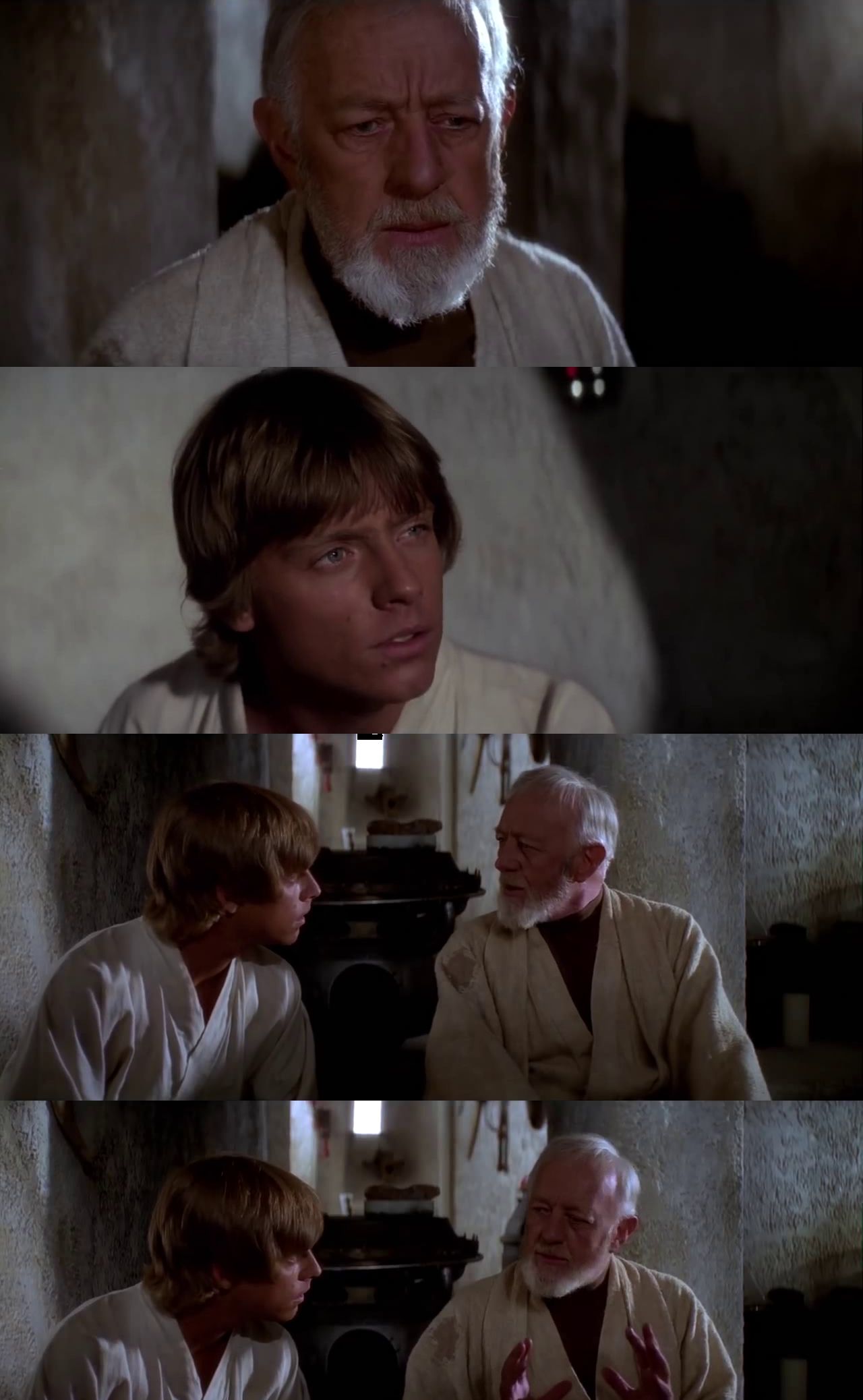 High Quality Obi Wan explains the force Blank Meme Template