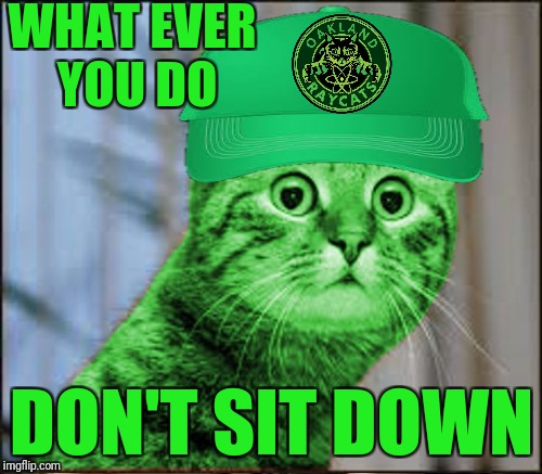 WHAT EVER YOU DO DON'T SIT DOWN | made w/ Imgflip meme maker