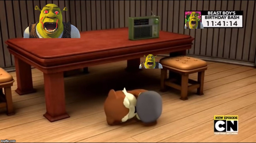 Shrek - but Mad for Some Reason (Also y exactly did I make this, again?) | image tagged in sonic boom - can't handle the radio,shrek,shrekening,fear,shrek is love | made w/ Imgflip meme maker
