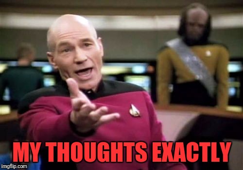 Picard Wtf Meme | MY THOUGHTS EXACTLY | image tagged in memes,picard wtf | made w/ Imgflip meme maker