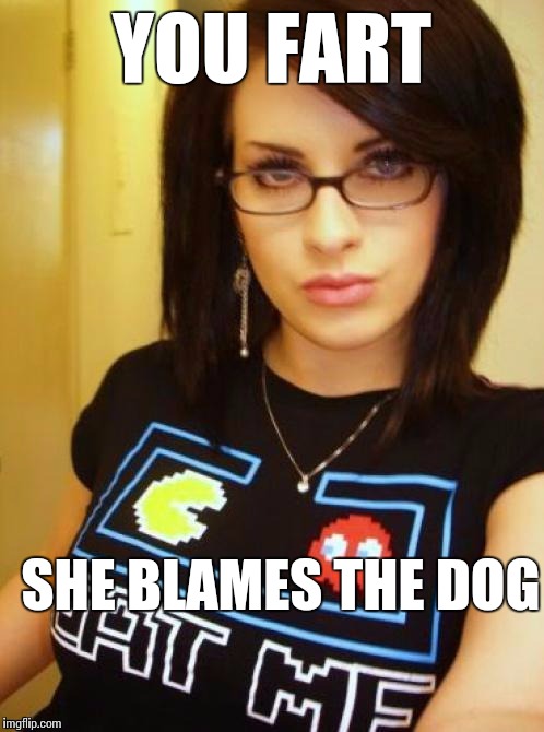 cool chick carol | YOU FART; SHE BLAMES THE DOG | image tagged in cool chick carol,memes | made w/ Imgflip meme maker