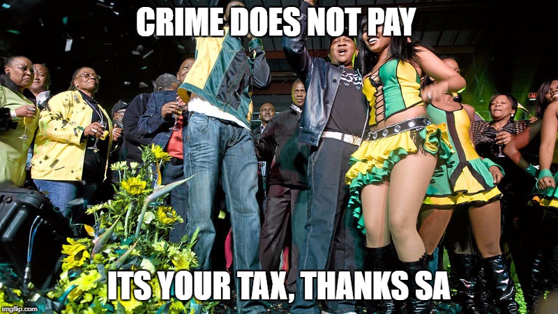 fikile mbalula | CRIME DOES NOT PAY; ITS YOUR TAX, THANKS SA | image tagged in fikile mbalula | made w/ Imgflip meme maker