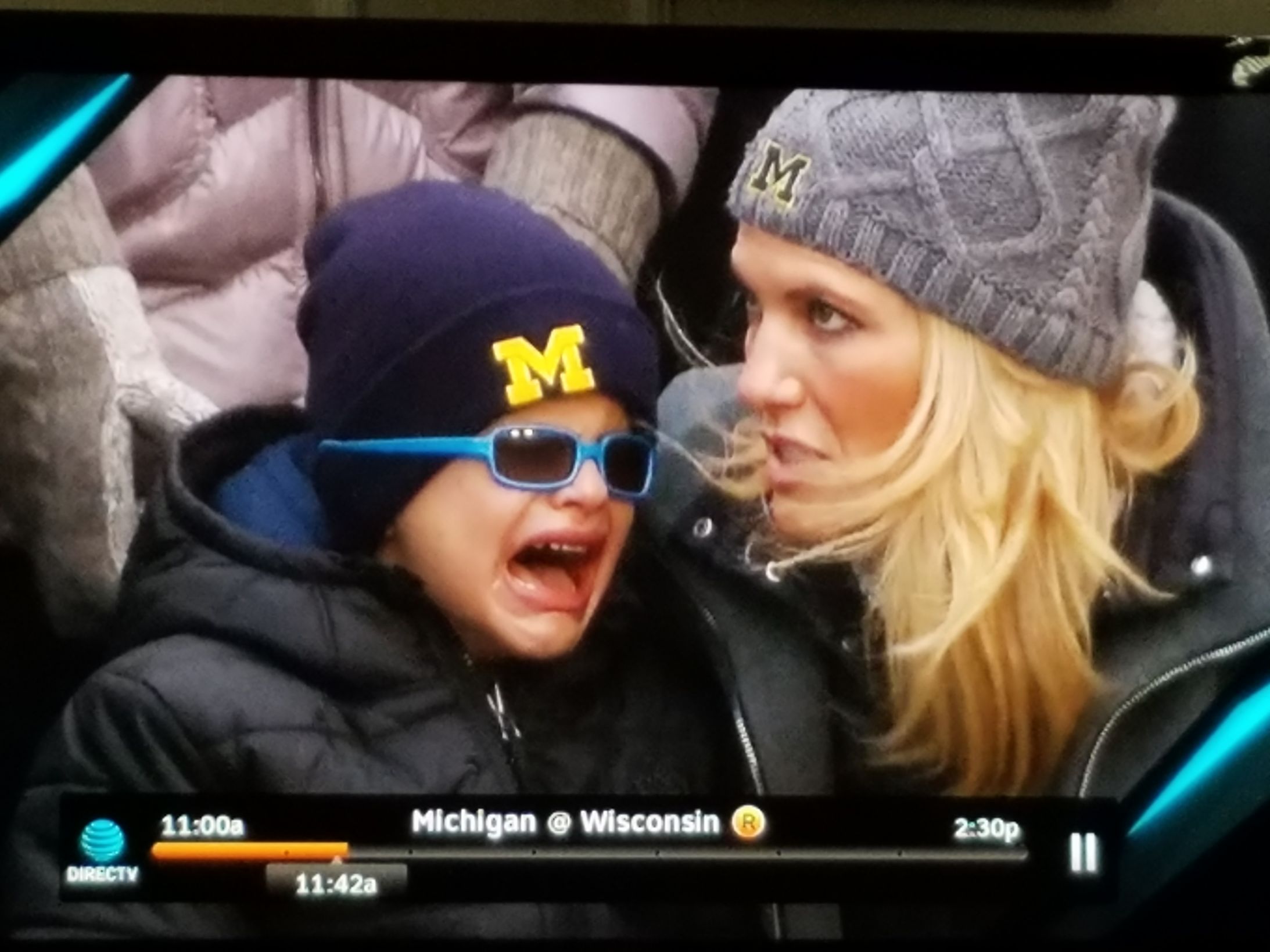 Michigan vs. Wisconsin  Blank Meme Template