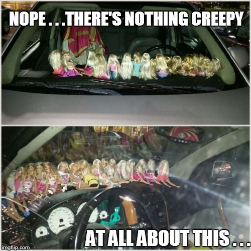 Not creepy (I think) | NOPE . . .THERE'S NOTHING CREEPY; AT ALL ABOUT THIS . . . | image tagged in funny | made w/ Imgflip meme maker