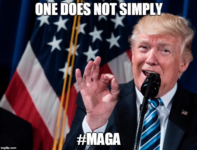 ONE DOES NOT SIMPLY; #MAGA | made w/ Imgflip meme maker