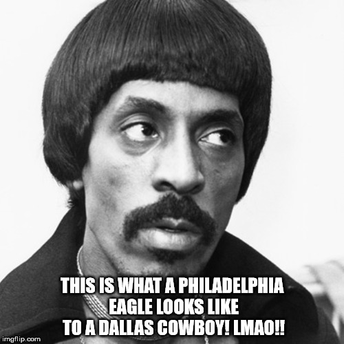 THIS IS WHAT A PHILADELPHIA EAGLE LOOKS LIKE TO A DALLAS COWBOY! LMAO!! | made w/ Imgflip meme maker
