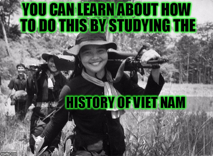 YOU CAN LEARN ABOUT HOW TO DO THIS BY STUDYING THE HISTORY OF VIET NAM | made w/ Imgflip meme maker