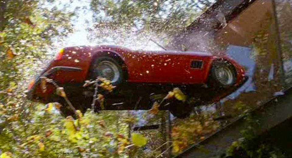 High Quality Ferris Ferrari Crash Blank Meme Template