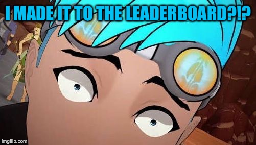 Neptune | I MADE IT TO THE LEADERBOARD?!? | image tagged in neptune | made w/ Imgflip meme maker