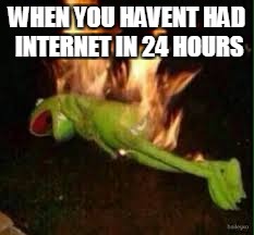 WHEN YOU HAVENT HAD INTERNET IN 24 HOURS | image tagged in dank,meme,wifi,skittles | made w/ Imgflip meme maker