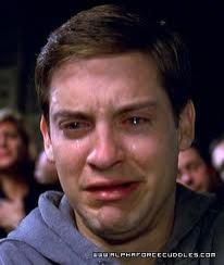 crying spiderman | image tagged in crying spiderman | made w/ Imgflip meme maker