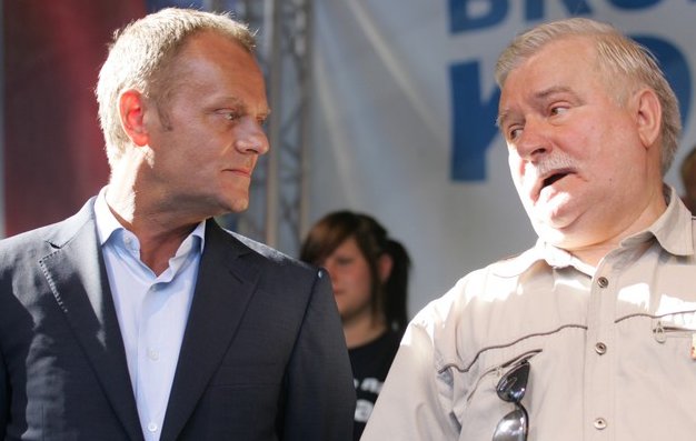 tusk and walesa Blank Meme Template