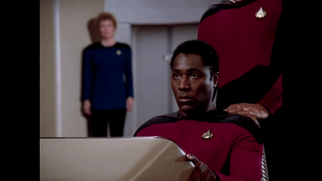 Etwas mit Star Trek. War auch mal dran.