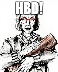 HBD! | image tagged in birthday | made w/ Imgflip meme maker