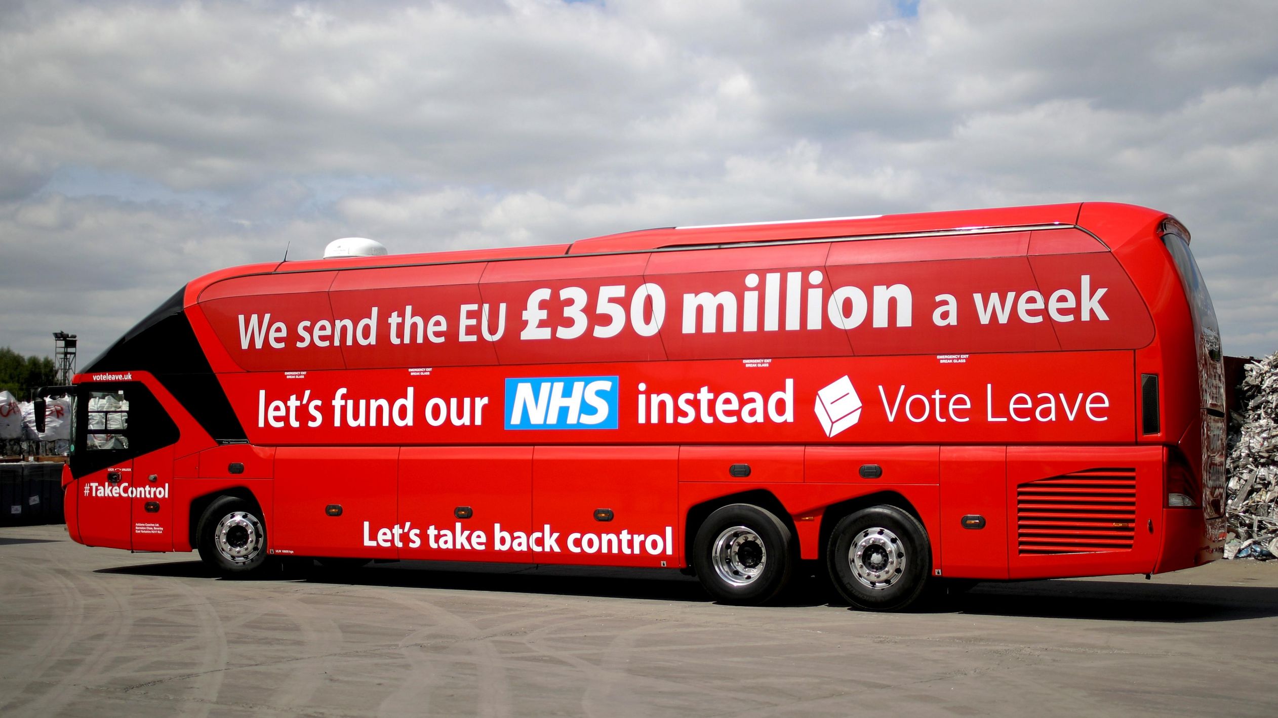 Brexit Bus Blank Meme Template