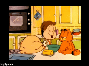 garfield | image tagged in gifs,comics/cartoons | made w/ Imgflip video-to-gif maker