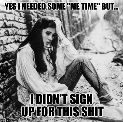Life can be a real Labyrinth... | . | image tagged in labyrinth,david bowie,depression sadness hurt pain anxiety | made w/ Imgflip meme maker