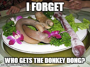 I FORGET WHO GETS THE DONKEY DONG? | made w/ Imgflip meme maker
