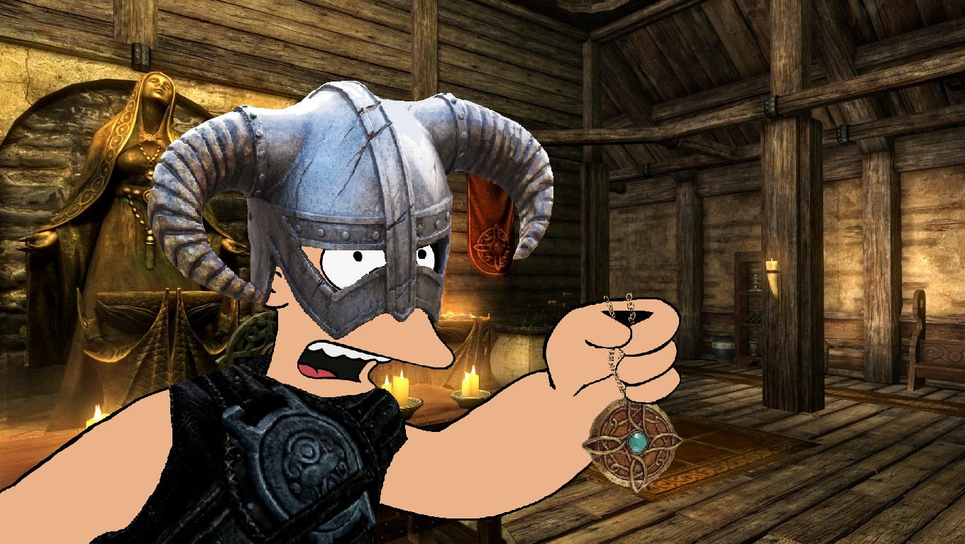 Dragonborn Fry Blank Meme Template