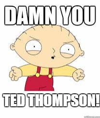 TED THOMPSON! | image tagged in green bay packers,stewie griffin | made w/ Imgflip meme maker