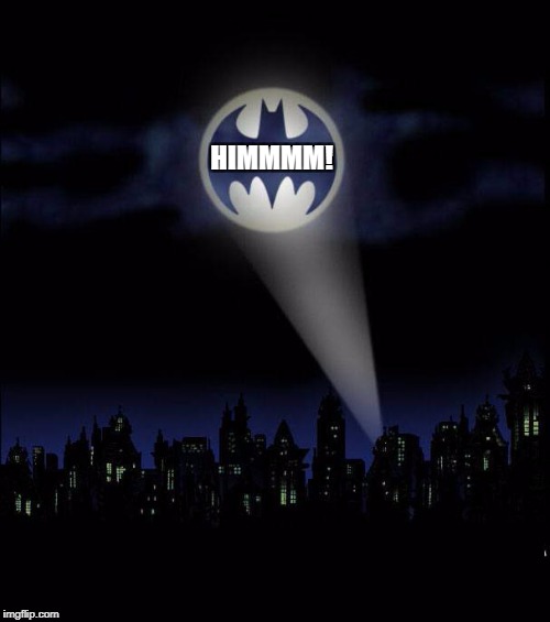 Bat signal | HIMMMM! | image tagged in bat signal | made w/ Imgflip meme maker