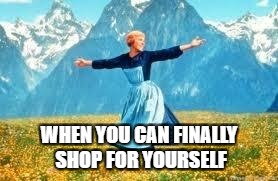 Look At All These Meme | WHEN YOU CAN FINALLY SHOP FOR YOURSELF | image tagged in memes,look at all these | made w/ Imgflip meme maker